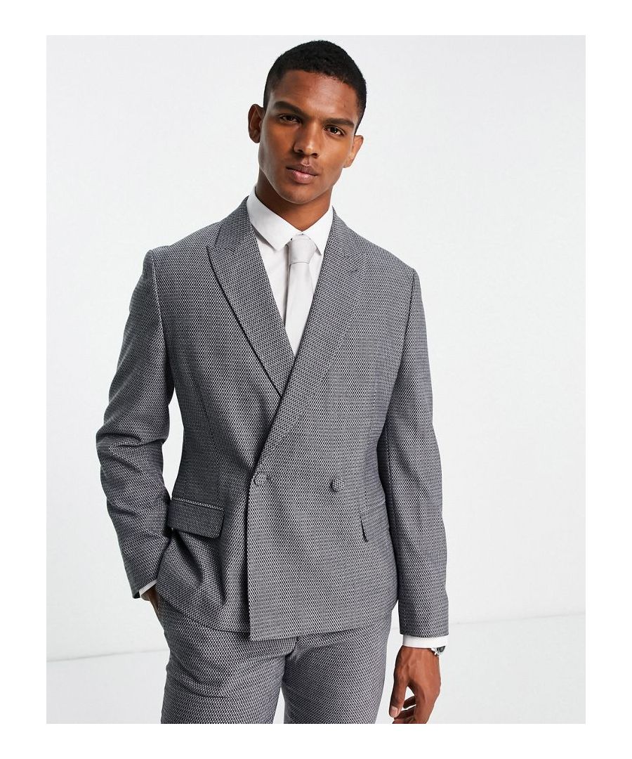 Suits by ASOS DESIGN Suits you Peak lapels Padded shoulders Single button fastening Slim fit Sold by Asos