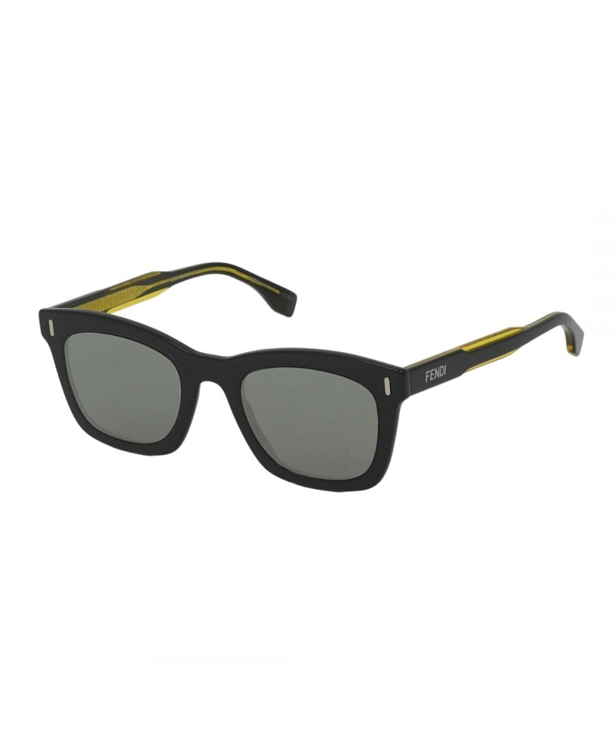 Fendi FF M0101/S 71C/T4 Sunglasses. Lens Width=52mm. Nose Bridge Width=23mm. Arm Length=150mm. Sunglasses, Sunglasses Case, Cleaning Cloth and Care Instructions all Included. 100% Protection Against UVA & UVB Sunlight and Conform to British Standard EN 1836:2005