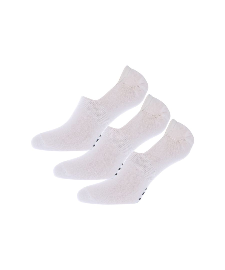 Mens NICCE Caletta Socks in white.- Three pair pack.- Invisible trainer socks.- Logo branding on sole.- 80% Cotton  17% Polyester  3% Elastane. Machine washable.- Ref: 0001K0010002