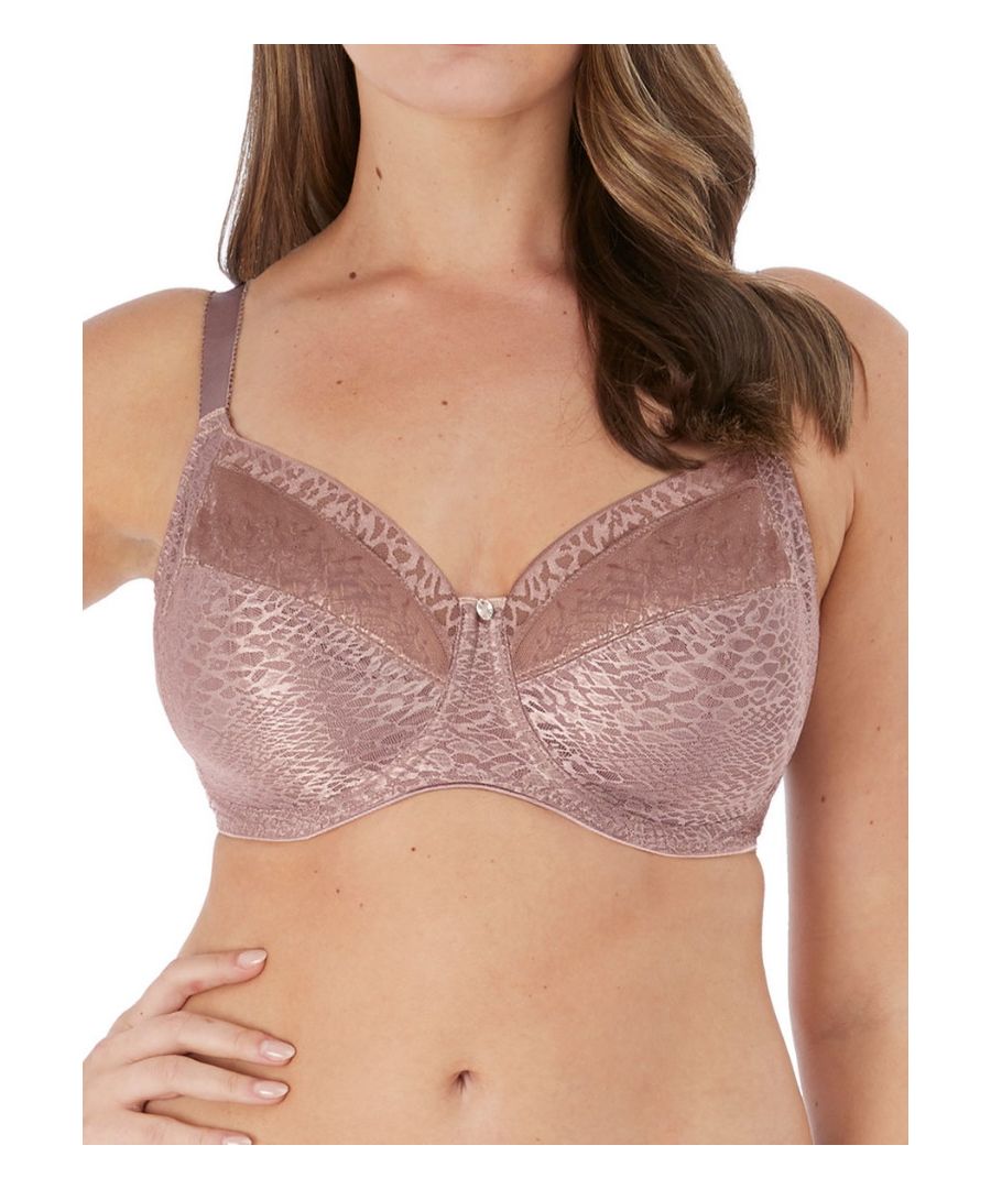 Fantasie Envisage Full Cup Bra, underwired for the ultimate support and non padded lined cups to offer a gorgeous natural rounded shape. Complete with adjustable straps and hook and eye fastening.