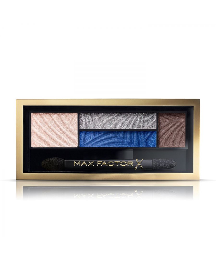 Transform your look in 4 easy steps with the Smokey Eye Drama Kit: velvety-rich pigment eyeshadows with a brow-defining powder for a smouldering smokey eye look and glamorously defined brows.
