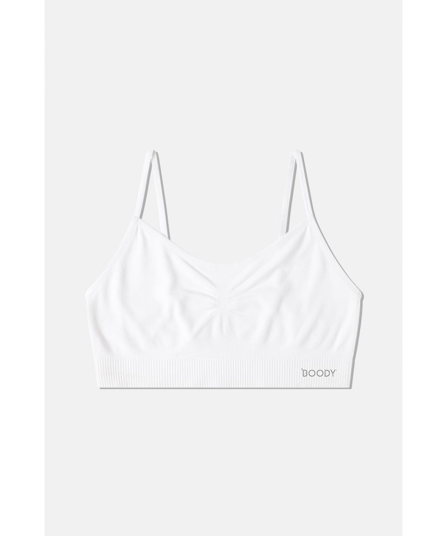 Our Cami Bralette Is A Soft, Seam-Free Design That Is Designed With Ribbed Detail To Flatter And Contour. Its Soft, Thin, Fabric Straps And Wide Ribbed Band Provide All-Day Comfort, Perfect To Wear Under Camis And Tank Tops. Our Cami Bralette Is Wireless, Has No Padding, Is Double-Layered For Extra Coverage And Provides You With Low Support. Our Seam Free�Design Means That There Is No Fabric Wastage Or Off-Cuts.