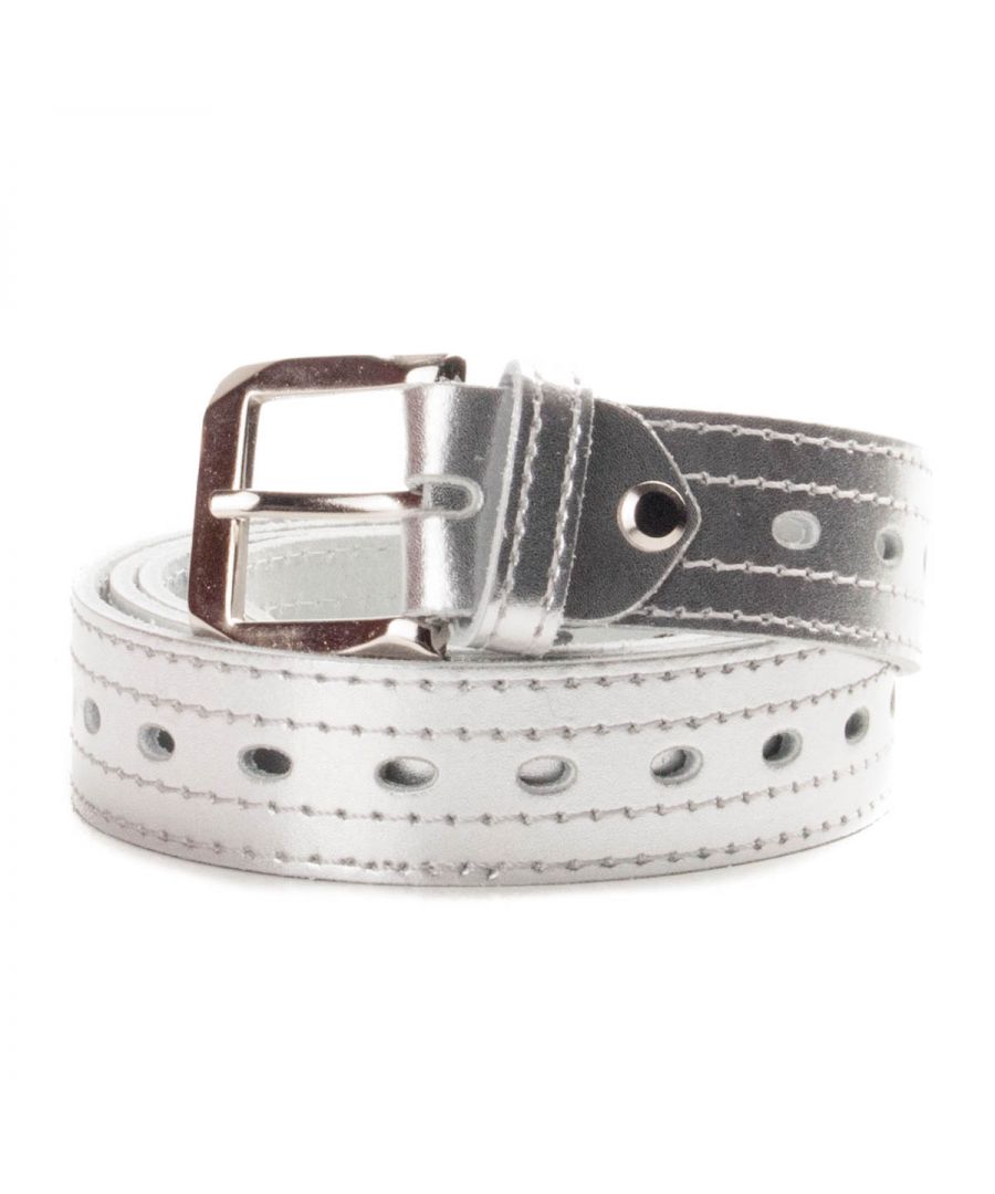 Image for Casual cuality belt MONTEVITA in Silver