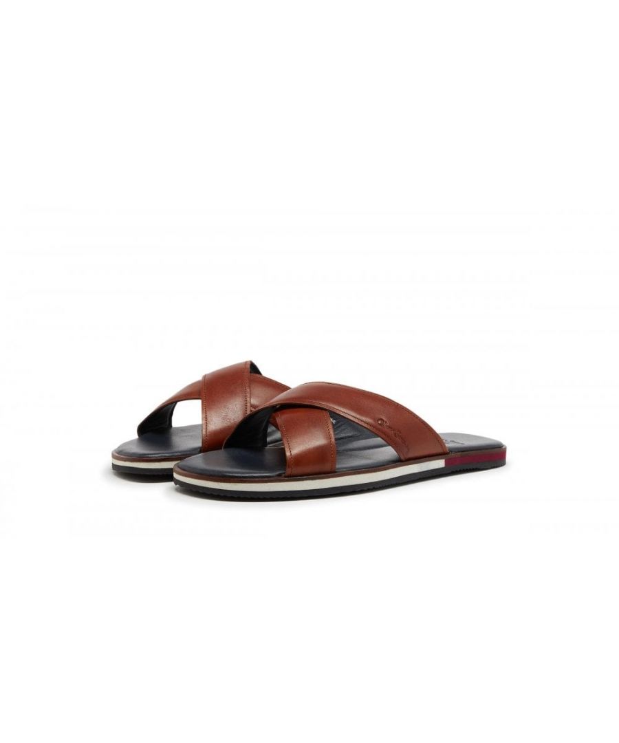 Oliver Sweeney's bestselling cross over sandal returns. Featuring a padded footbed, the midsole is contrast EVA with colour wedge for supreme comfort.\nWHTELE
