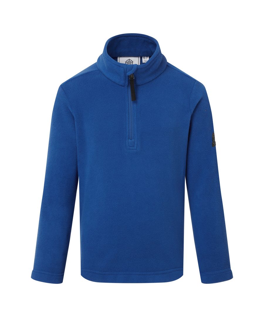 Super soft, cosy and lightweight, our Toffolo kids pull-on, zip neck fleece with a chunky, webbed puller, comes in a range of dark and bright colours to match any outfit and appeal to both boys and girls. Designed by our team in West Yorkshire, where we love to combine good looks with practical features, this easy-care top is machine washable and is treated to prevent little bobbles building up on the surface. Just like our adult fleeces, you'll find an embossed rubber TOG24 badge on the sleeve to herald our motto of Truth over Glory.