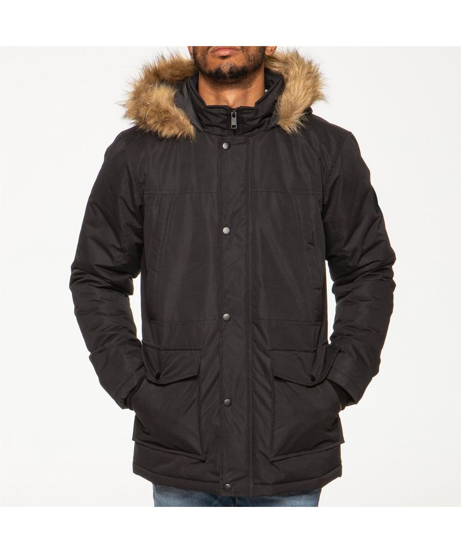 Kruze Mens Wind Quilted Jacket, Zip Up Fastening Complete with Popper Buttons, Two Welt Chest Pockets Secured with Velcro Fastening. Two Bottom Flap Pockets with Side Entry, Single Inside Chest Pocket. Cut and Sew Panel Design.