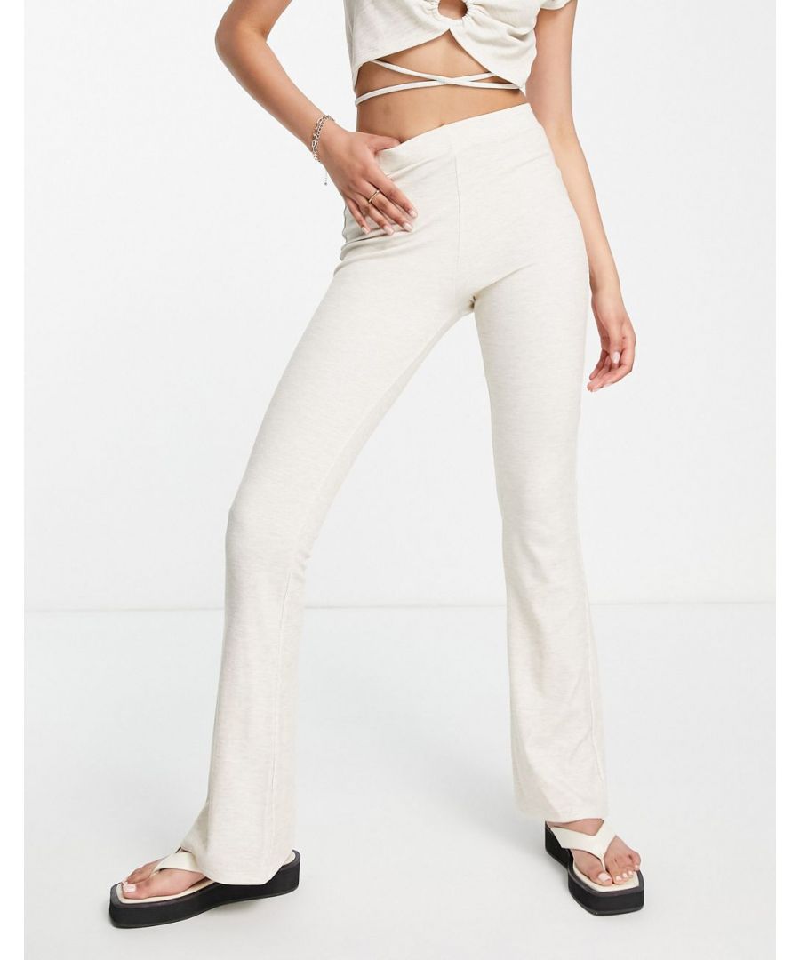Trousers by Topshop Daywear dressing done right High rise Elasticated waist Flared skinny fit  Sold By: Asos