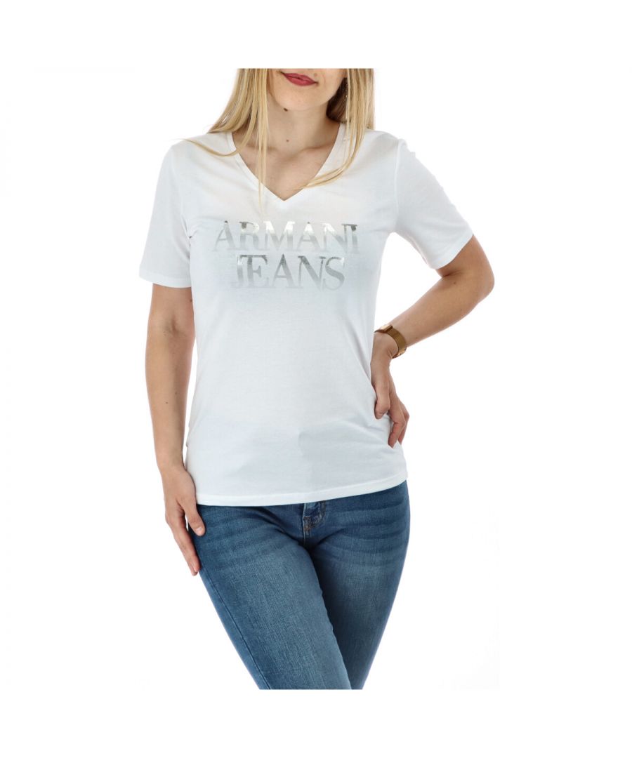 Image for Armani Jeans Women's T-Shirt In White