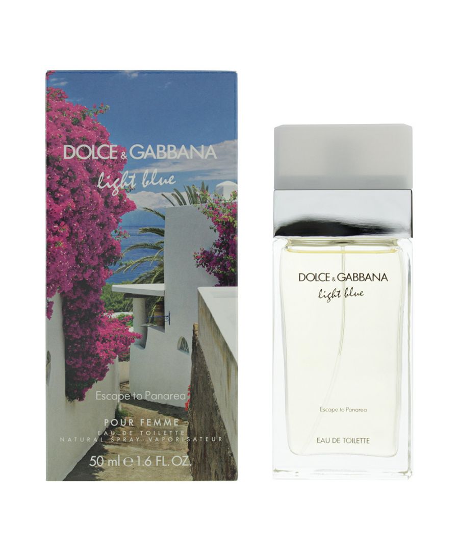 Light Blue Escape To Panarea is a floral fruity fragrance for women, which was launched in 2014 by Dolce & Gabbana. The fragrance, inspired by the island of Panarea, has top notes of Pear and Bergamot, middle notes of Orange Blossom and Jasmine; and base notes of Tonka Bean, White Musk and Ambergris. The fragrance is sweet, uplifting and fun with the Pear and Fig notes providing a gorgeous opening before a sweet Jasmine note follows. The fragrance is warm, up lifting and fantastic for the Spring and Summer months.
