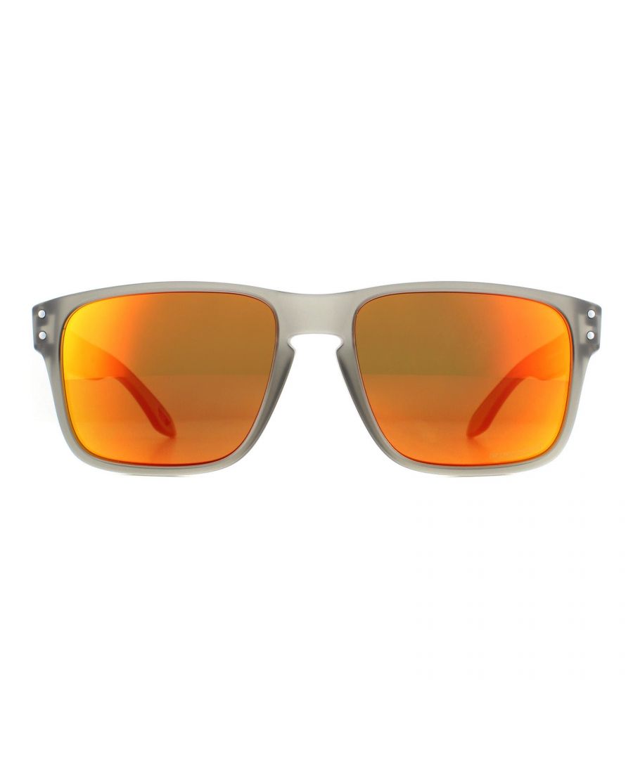 Image for Oakley Sunglasses Holbrook XS 9007-03 Matte Grey Ink Prizm Ruby