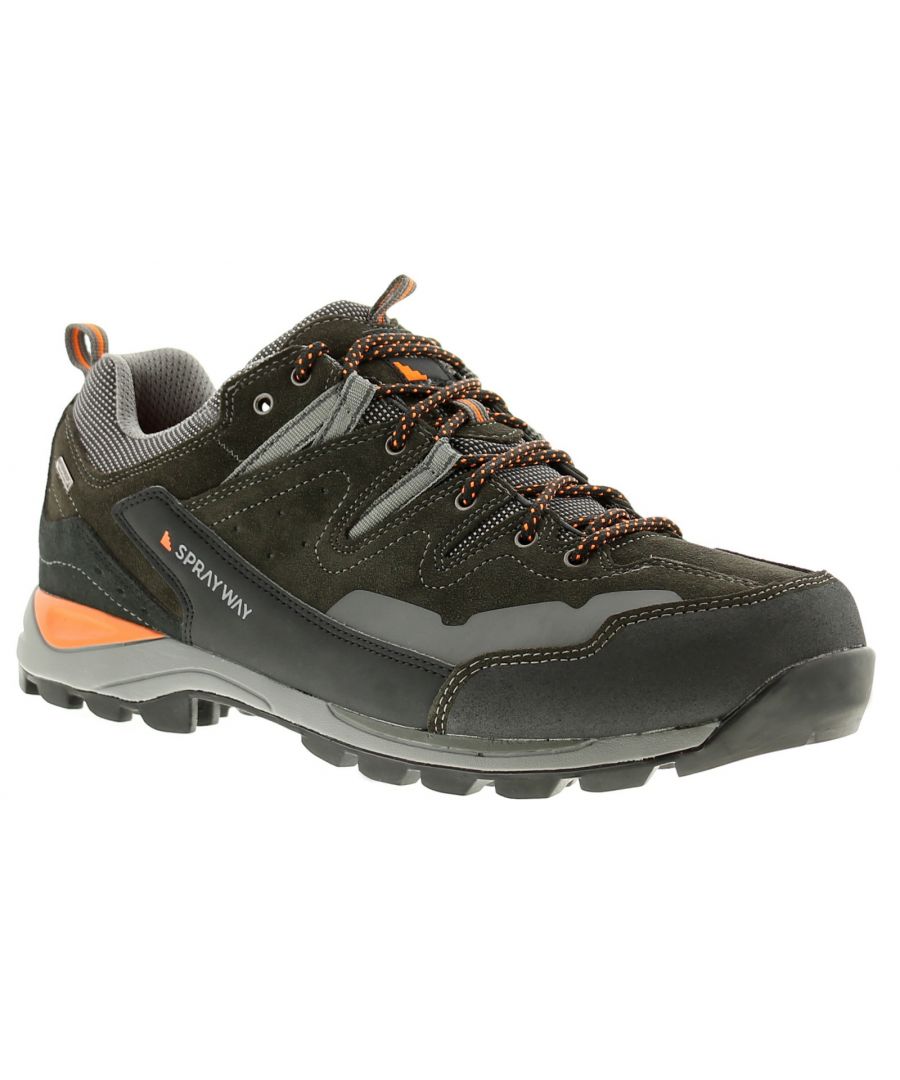 Image for Sprayway oxna low mens walking hiking shoes grey