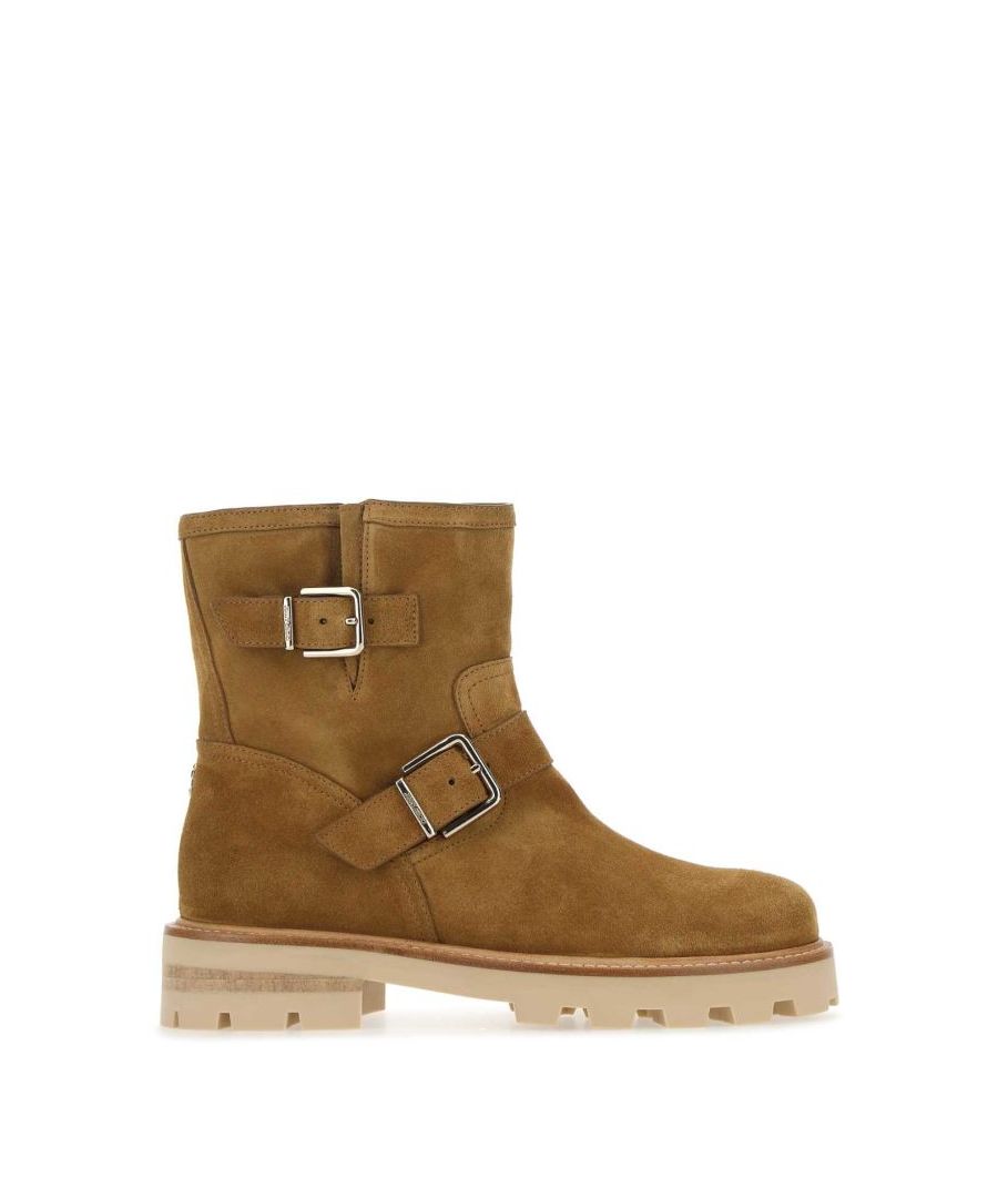 Camel leather Youth II ankle boots