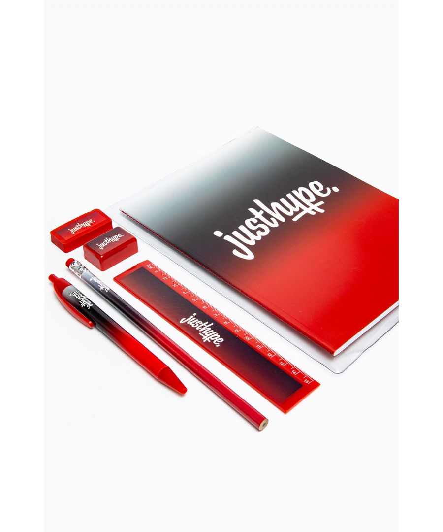 Image for Hype Red Fade Stationary Set