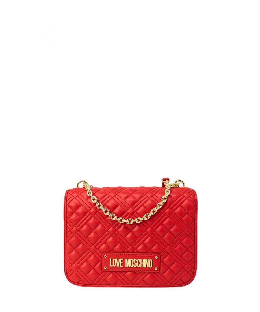 Brand: Love Moschino   Gender: Women   Type: Bags   Color: Red   Fastening: with Clip   Season: Fall/winter . gender:womens -100% polyurethane