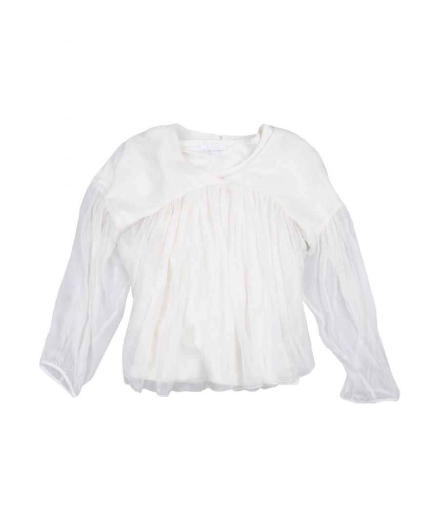 Image for Chloé Girls' Blouse Cotton in White