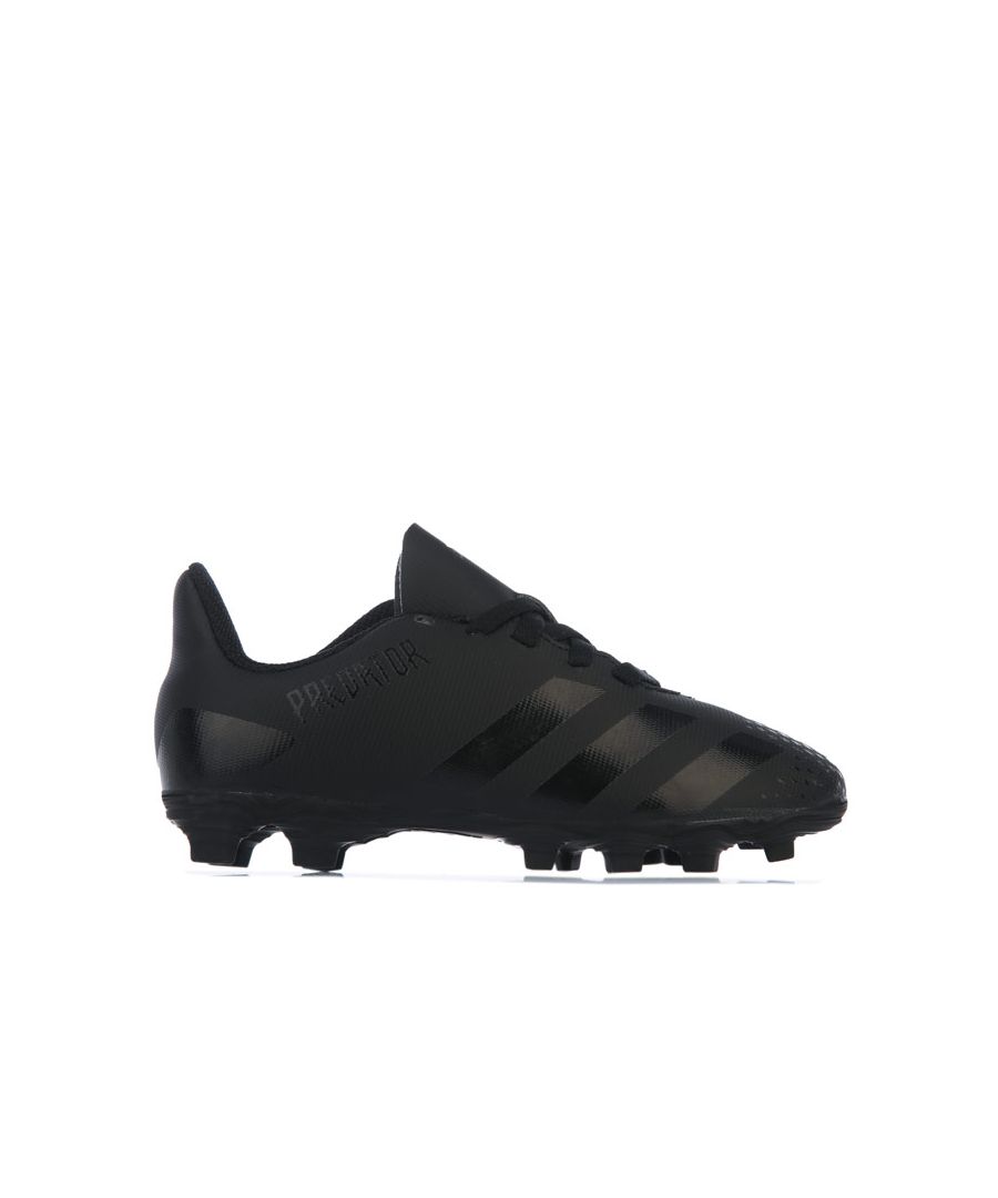 Image for Boy's adidas Junior Predator 20.4 FxG Football Boots in Black