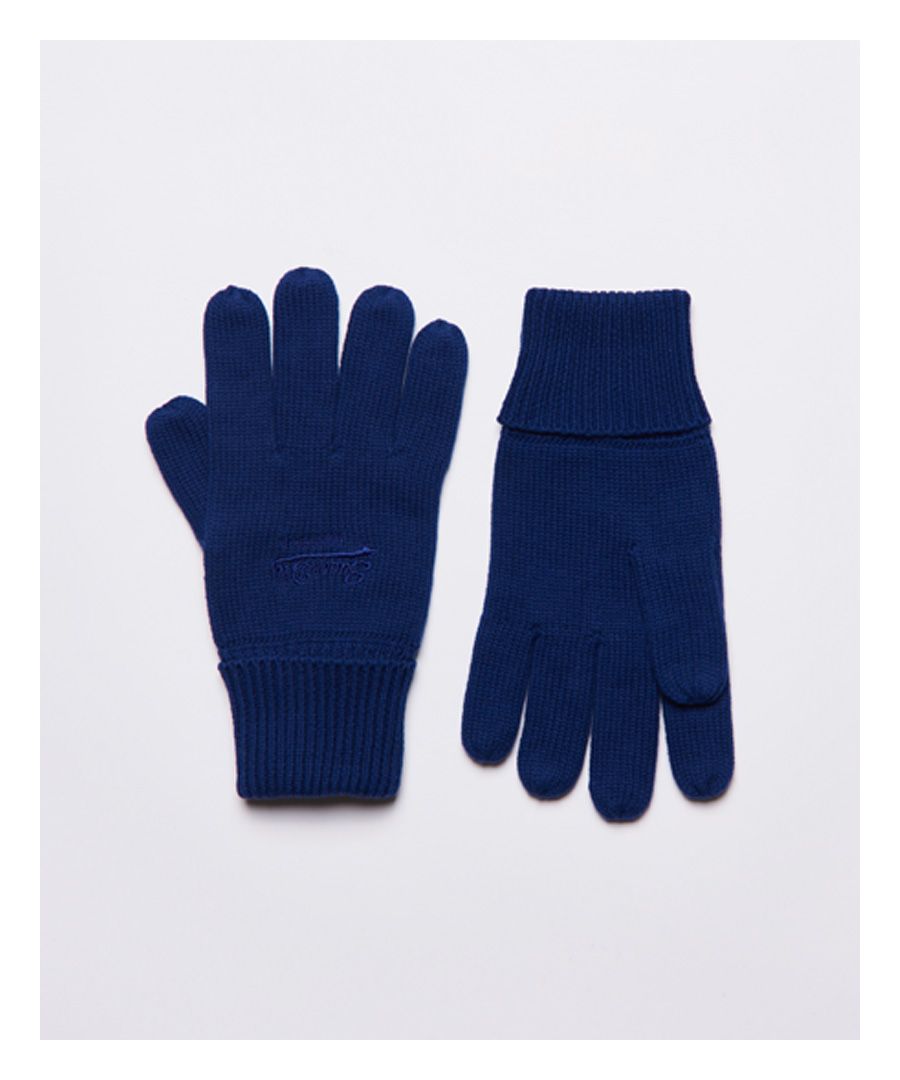 Keep those fingers nice and toasty this winter all while staying on top of the current trends.Ribbed cuffEmbroidered logoLined