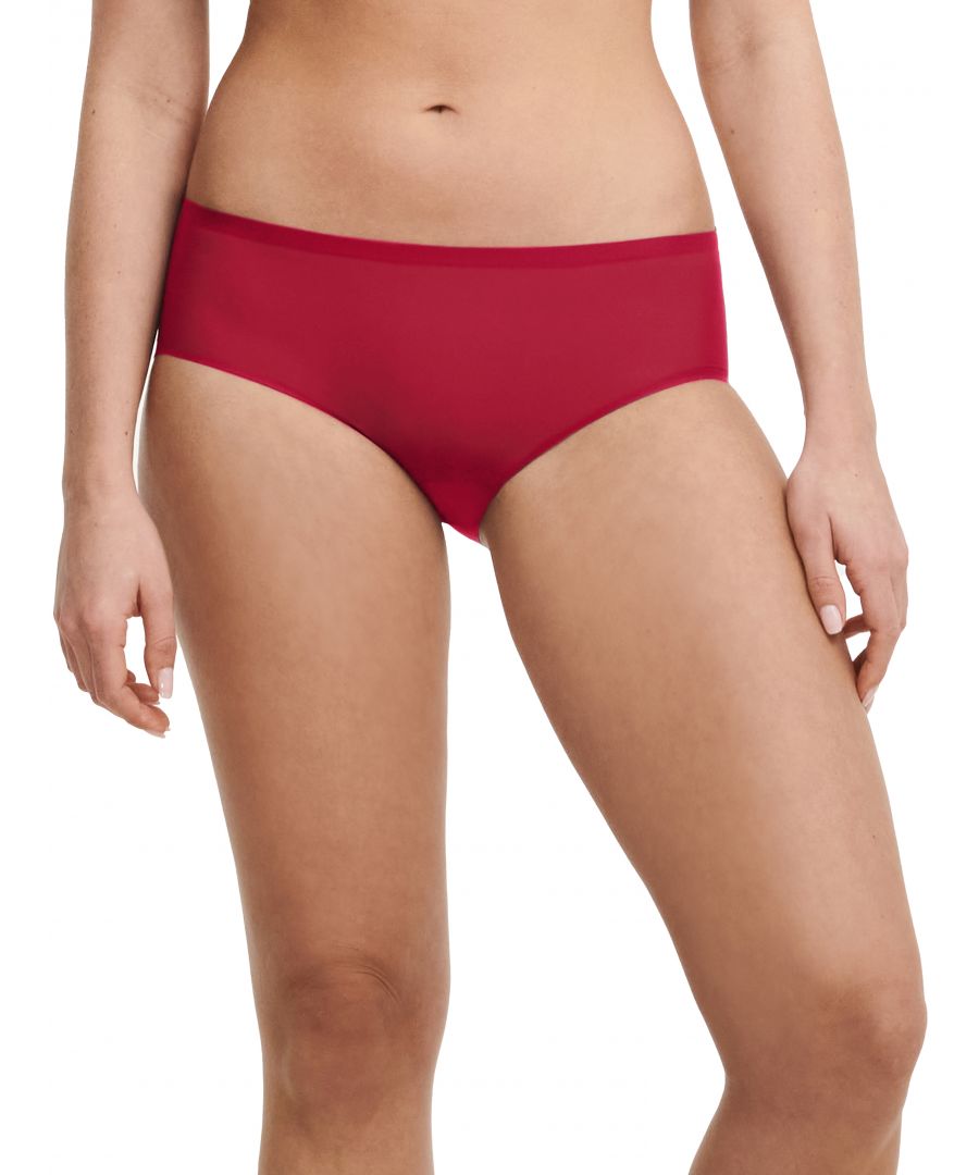 Chantelle Womens SoftStretch Hipster Brief - Red Polyamide - One Size