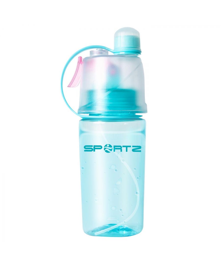 Image for Aquarius Travel Sports Spray Water Bottle 400ml Blue