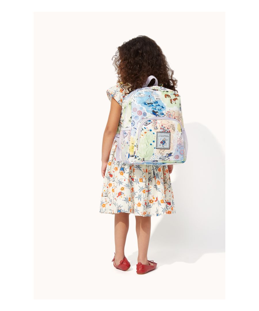 New Worlds Scenic Kids Classic Large Backpack with Mesh Pocket