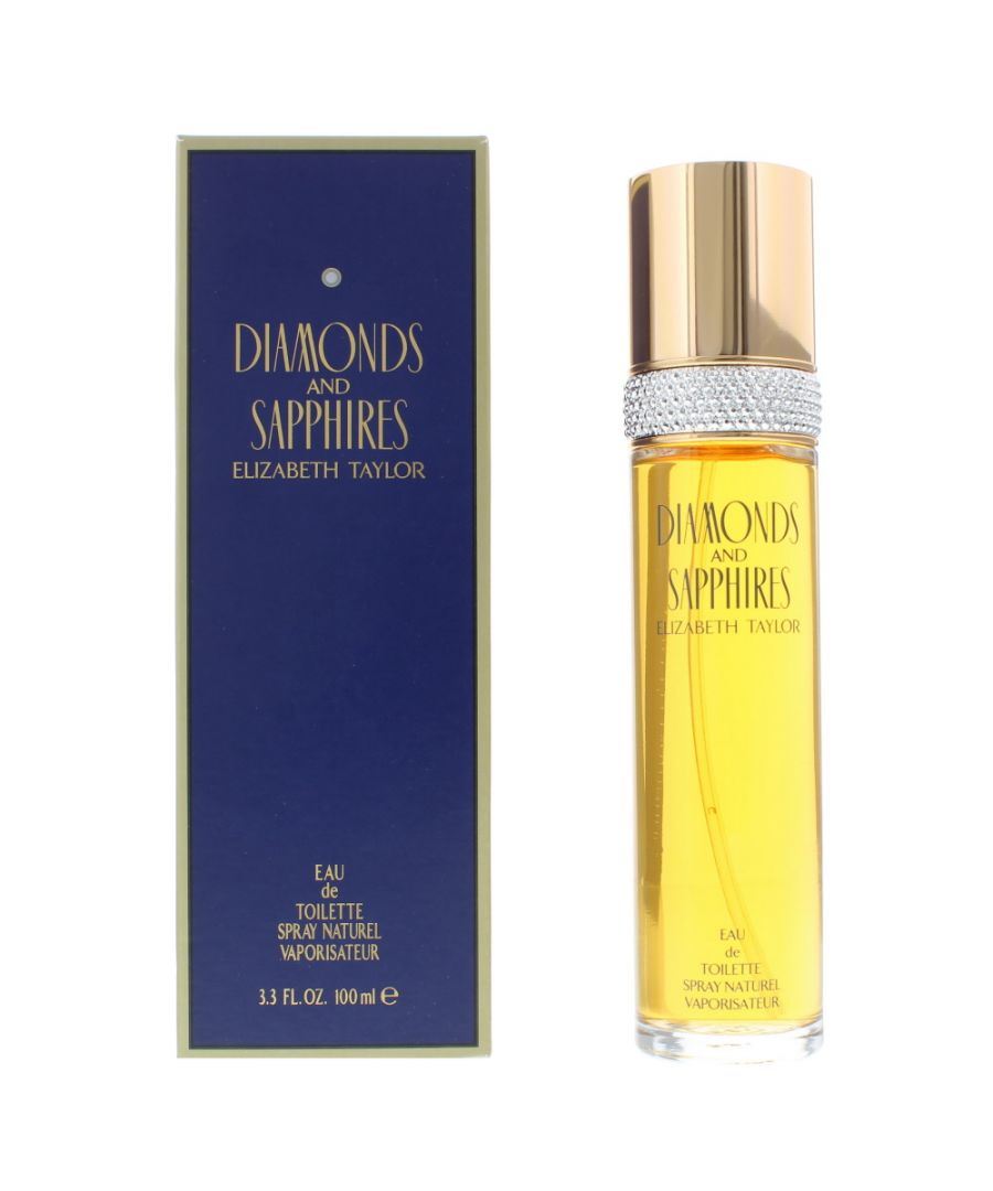 Elizabeth Taylor Diamonds  Sapphires is a floral fruity fragrance for women. Top notes melon freesia galbanum peach lilyofthevalley. Middle notes spices rhubarb jasmine ylangylang rose. Base notes sandalwood amber musk vetiver. Diamonds  Sapphires was launched in 1993.