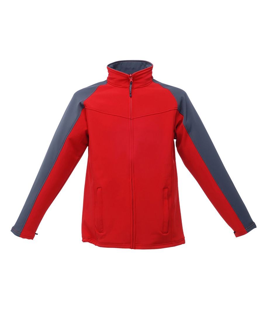 Regatta Uproar Mens Softshell Wind Resistant Fleece Jacket - Red - Size 2XL