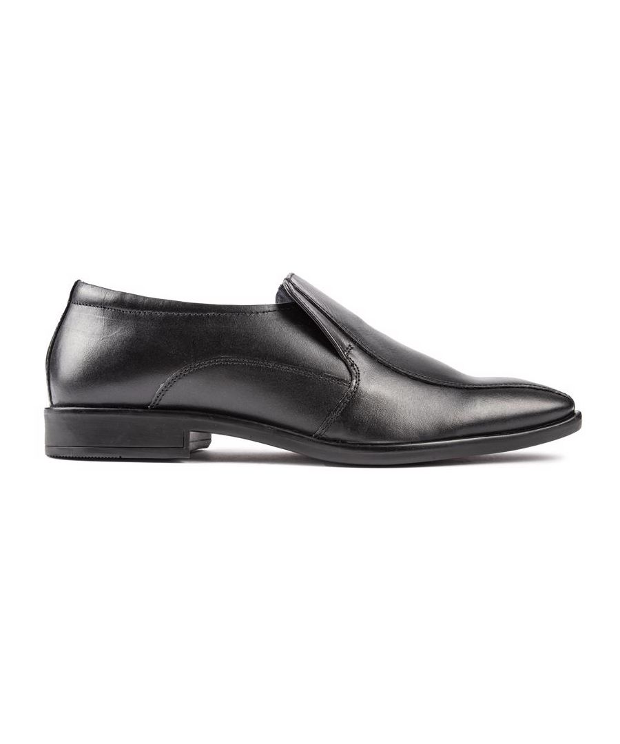 This Sleek, Timeless Loafer From Lotus Is A Stylish Men's Shoe In Black. The Subtle Details Give This Simple Slip-on Pair A Touch Of Elegance, Whilst The Durable Sole Adds Traction And Support And The Hidden Elastic Gusset Assure Easy Wear. These Classic Shoes Are Perfect For Any Occasion - Formal Or Informal - They'll Make You Look Really Good.