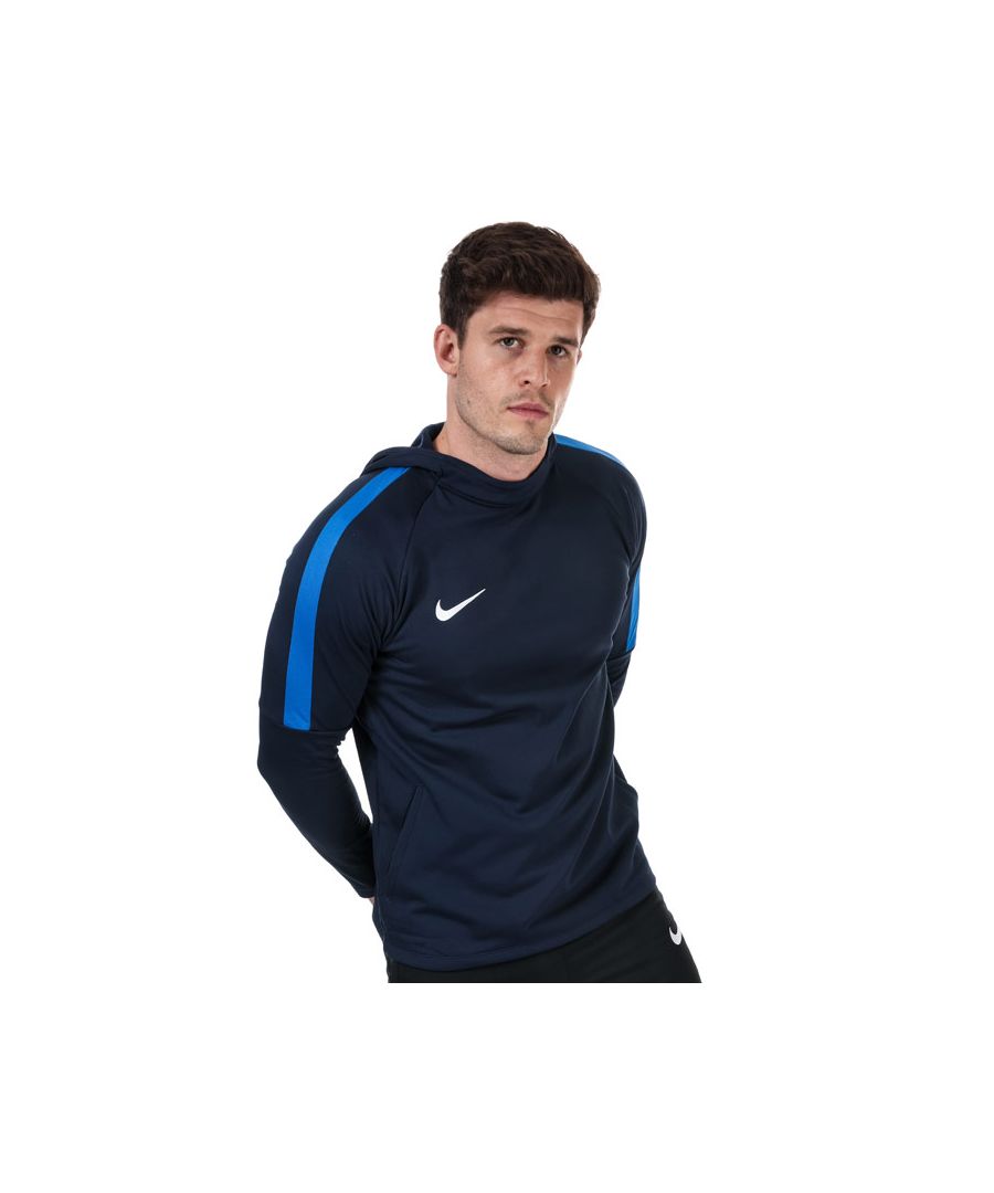 Nike Mens Academy 18 Hoody in Navy - Blue - Size L