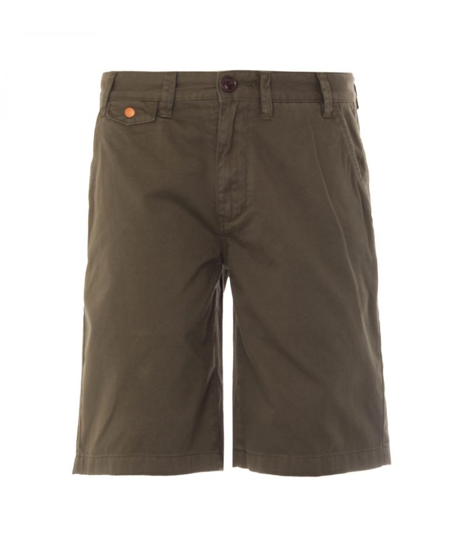 Classically simple these are an essential for any gentleman for those warmer days from Barbour. The Neuston Twill shorts are crafted from pure cotton twill for comfort and breathability. Featuring a belt looped waist, a zip fly fastening, twin side slip pockets, jetted pockets to the rear and a buttoned coin pocket. Subtle Barbour branding can be found throughout for a signature finish. Regular Fit, Pure Cotton Twill, Belt Looped Waist, Zip Fly Fastening, Twin Side Slip Pockets, Rear Jetted Pockets, Buttoned Coin Pocket, Barbour Branding. Style & Fit: Regular Fit, Fits True to Size. Composition & Care: 100% Cotton, Machine Wash.