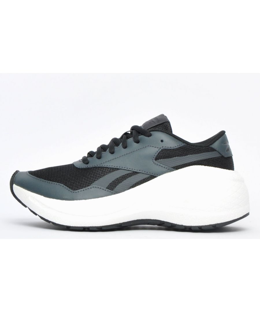 Designed for women on the go, Reebok delivers the Metreon, a futuristic take on their classic silhouettes that delivers a stand-out design that can keep up with you no matter what the day has in store. \n Constructed with a distinctive and recognisable silhouette with a breathable textile / synthetic mix upper that is complimented with bold panelling, these Metreon womens trainers seamlessly combine classic Reebok design with innovative new design. Not only do they merge Reeboks sporty heritage with a more effortlessly laid-back style, but theyre infused with modern comfort technology.\n A Floatride Energy Foam midsole ensures a smooth and responsive stride, whilst underfoot cushioning keeps feet comfortable, complete with a padded heel and ankle collar for that all around luxury feel.\n - Textile / synthetic upper\n - Floatride Energy Foam midsole\n - Padded heel and ankle collar\n - Rubber outsole\n - Lace up system\n - Reebok branding