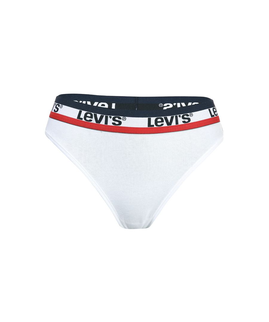 Image for Women's Levis High Rise High Cut Briefs in White