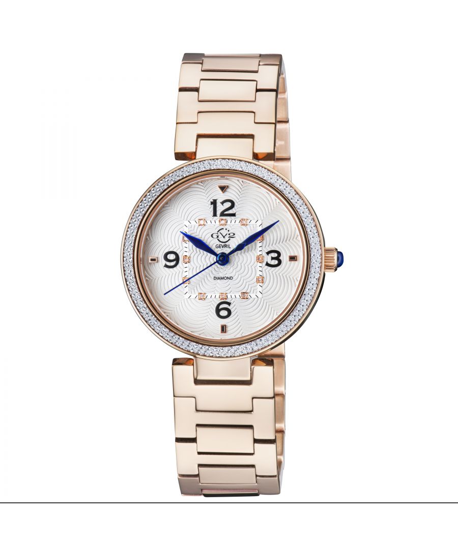 Image for GV2 Women's Piemonte IPRG Case, White dial, Diamond Watch