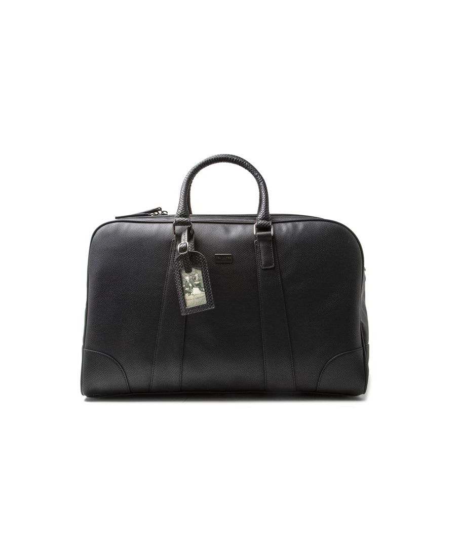 Image for Ted Baker Ripleey Textured Pu Holdall, Black