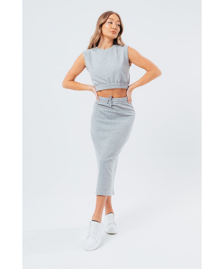 Image for Hype Grey Sweat Midi Skirt Women'S Loungewear Set