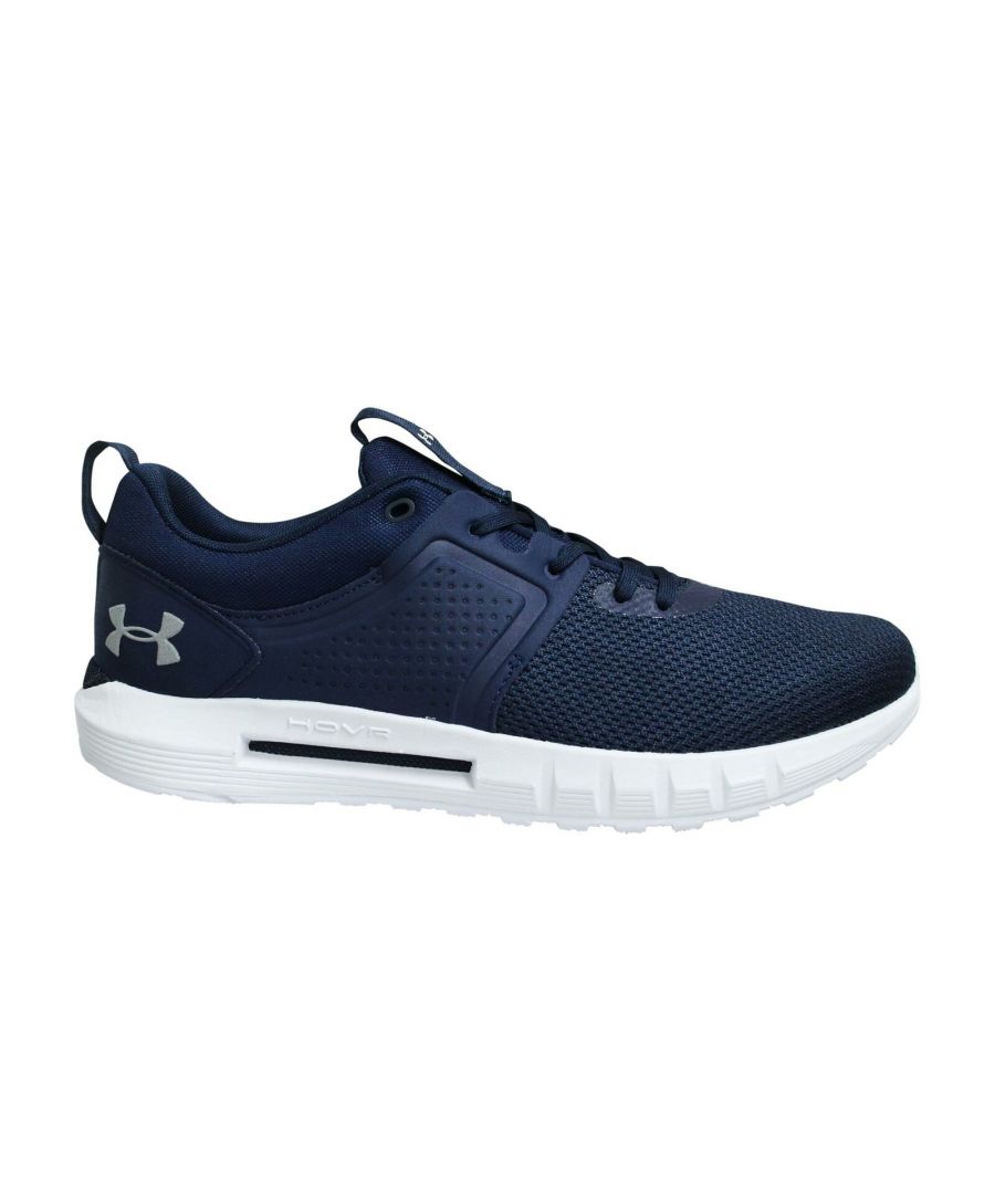 Under Armour Hovr CTW Navy Blue Low Lace Up Mens Running Trainers 3022427 401