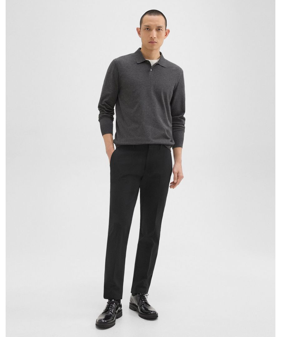 Theory Mens Zaine Pant in Stretch Cotton in Black - Size 32 (Waist)