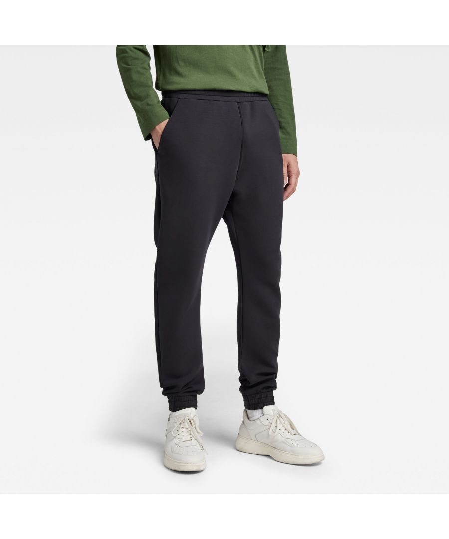 G Star Raw Mens G-Star RAW Scuba Sweatpants - Black Cotton - Size Medium