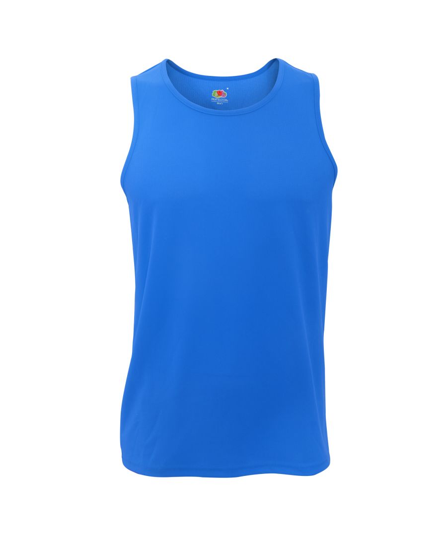 Image for Fruit Of The Loom Mens Moisture Wicking Performance Vest Top