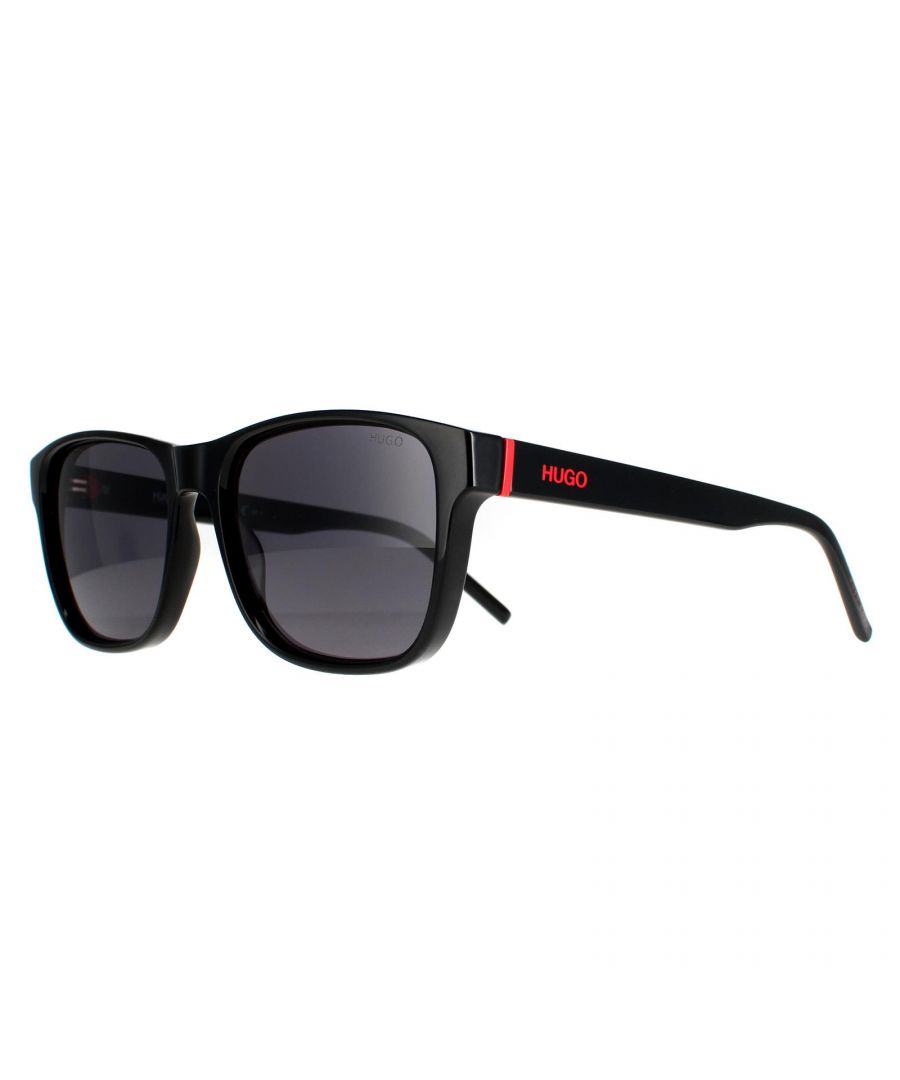 Hugo Boss by Rectangle Mens Black Grey Blue HG 1161/S - One Size