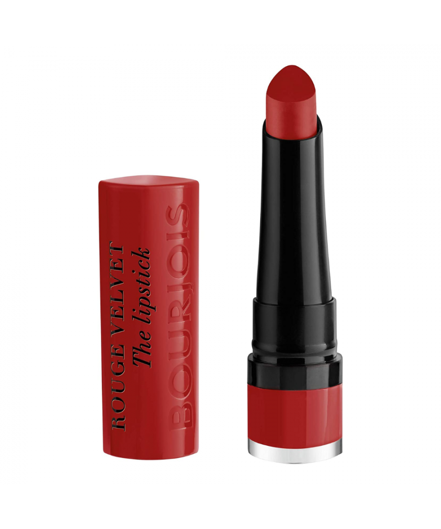 Bourjois with over 150 of make-up expertise and Parisian heritage continues to invent and design innovative, products that simplify beauty. Bourjois' Rouge Velvet lipstick provides a highly pigmented velvety matte finish that lasts up to 24 hours.