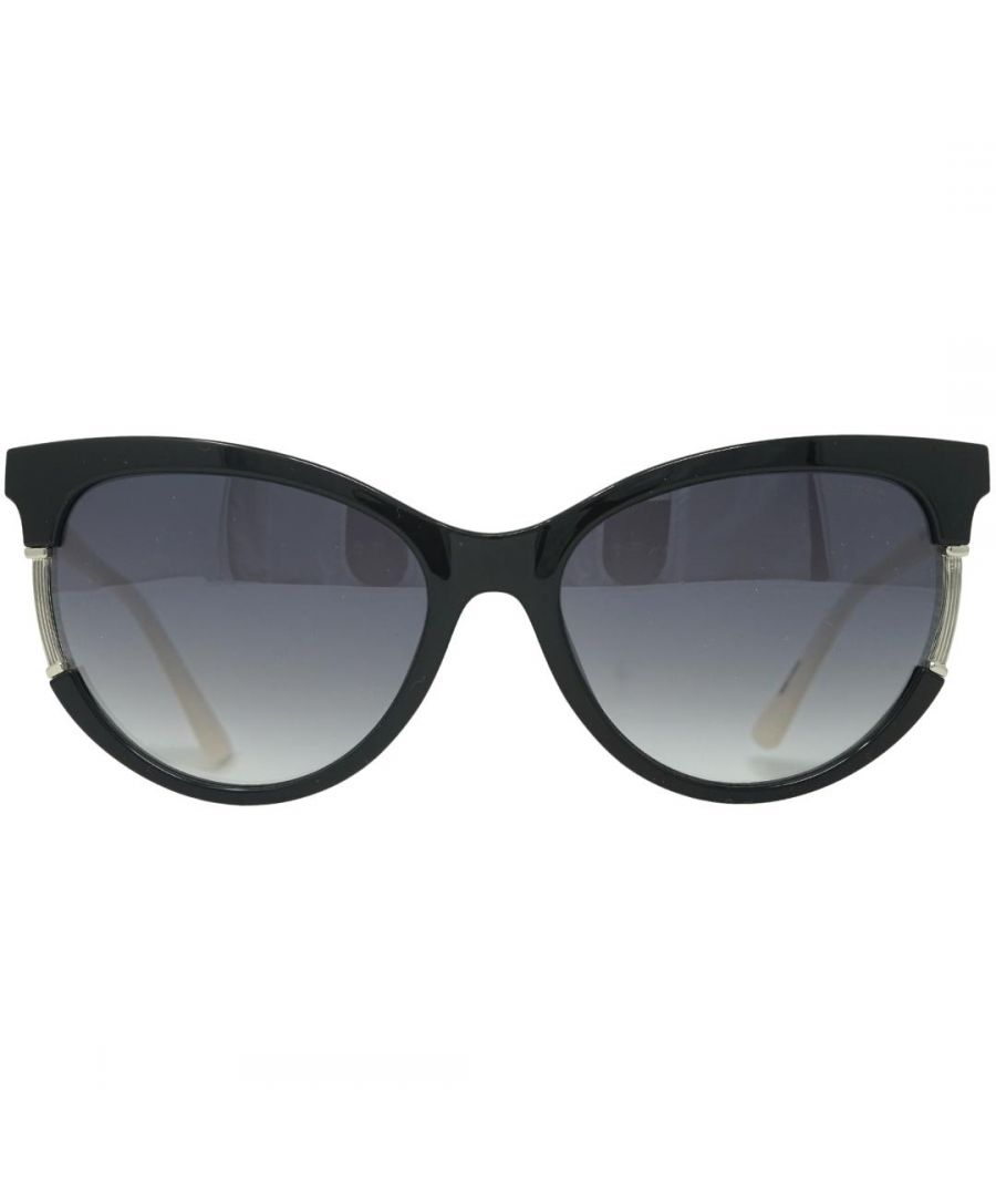 Guess  GU7725 01B Black Sunglasses. Lens Width = 57mm. Nose Bridge Width = 17mm. Arm Length = 135mm. Sunglasses, Sunglasses Case, Cleaning Cloth and Care Instrtions all Included. 100% Protection Against UVA & UVB Sunlight and Conform to British Standard EN 1836:2005
