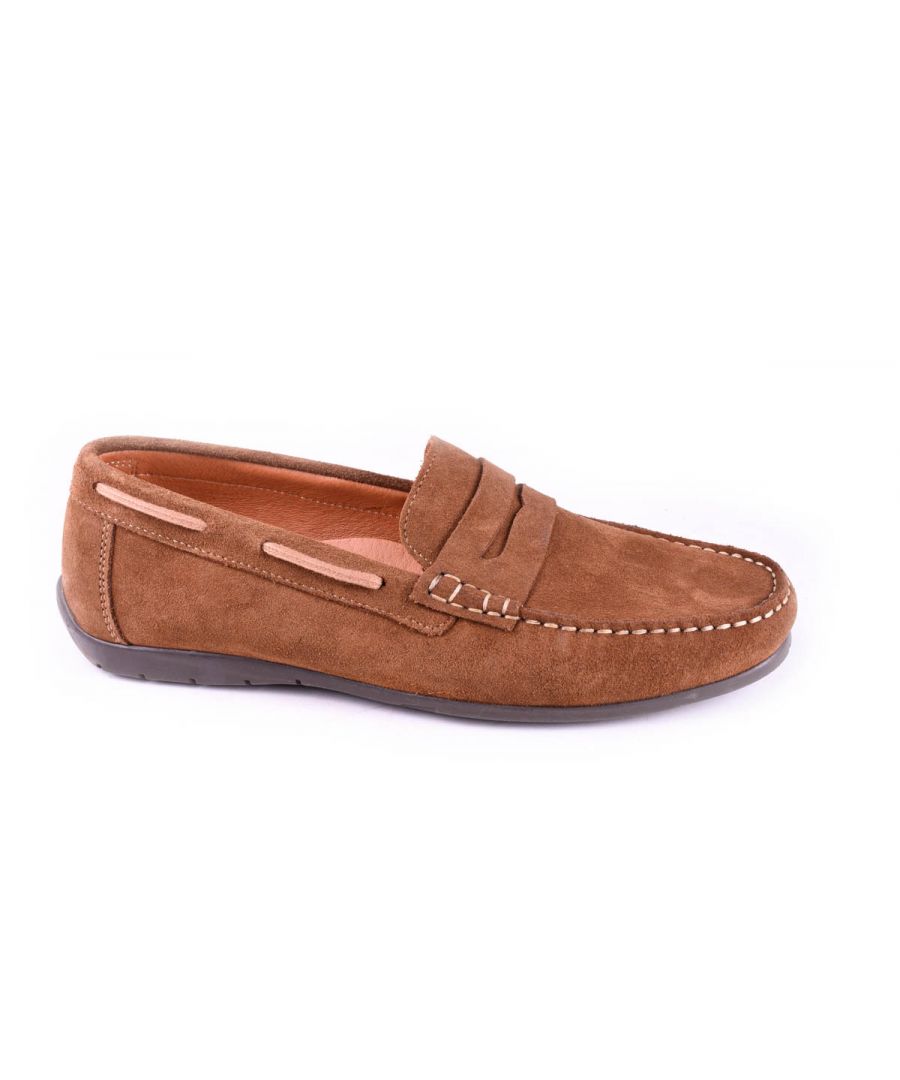 Image for Confortable moccasin Purapiel in Brown