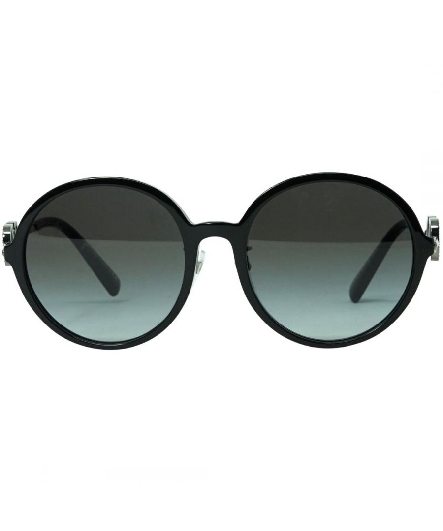 Valentino VA4075F 50018G Black Sunglasses. Lens Width = 57mm. Nose Bridge Width = 13mm. Arm Length = 140mm. Sunglasses, Sunglasses Case, Cleaning Cloth and Care Instructions all Included. 100% Protection Against UVA & UVB Sunlight and Conform to British Standard EN 1836:2005