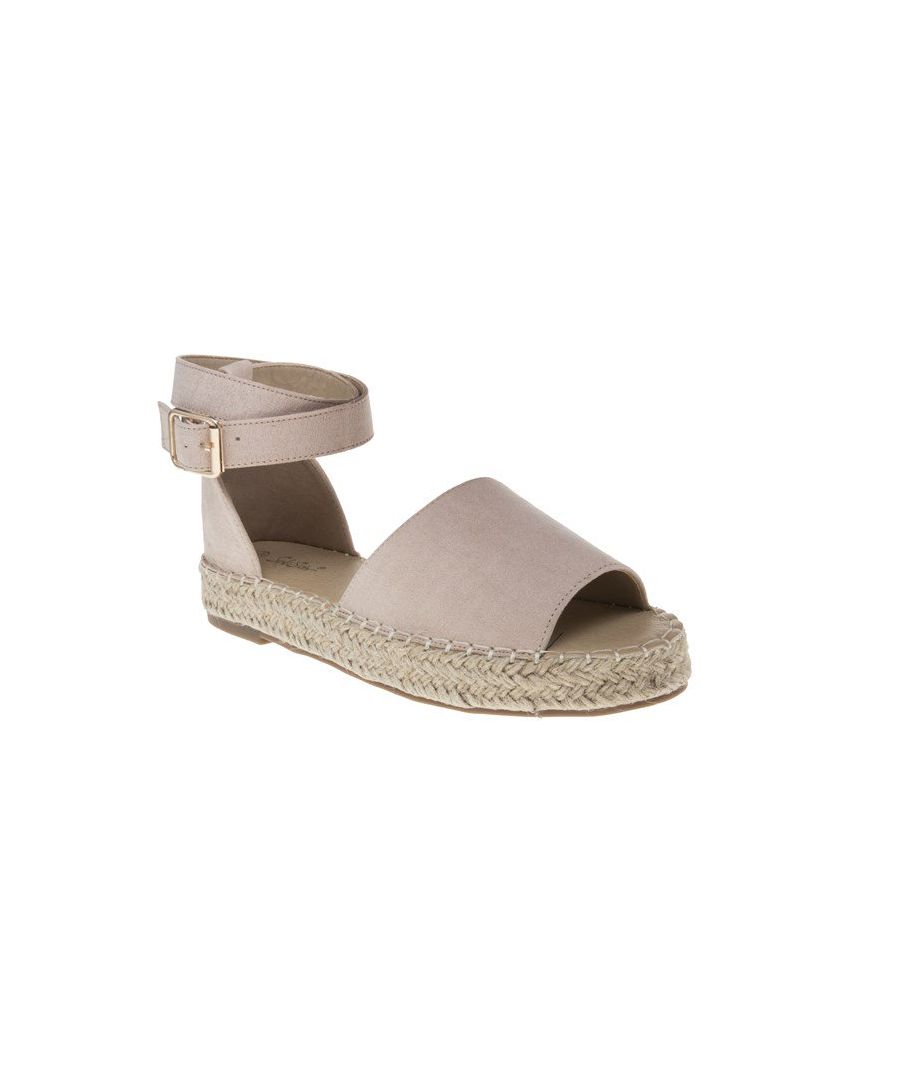 Dress Up Your Style This Summer With The Mash Womens Espadrille Wedge From Solesister. The Light Pink Sandal Boasts An Adjustable Ankle Strap For A Flattering Fit And Is Finished With A Traditional Espadrille Sole.
