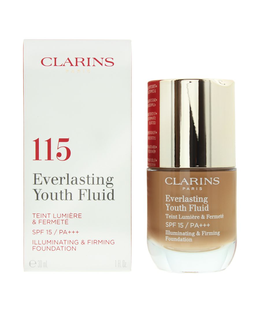 Clarins Womens Everlasting Youth Fluid Foundation 30ml 115 Cognac - NA - One Size