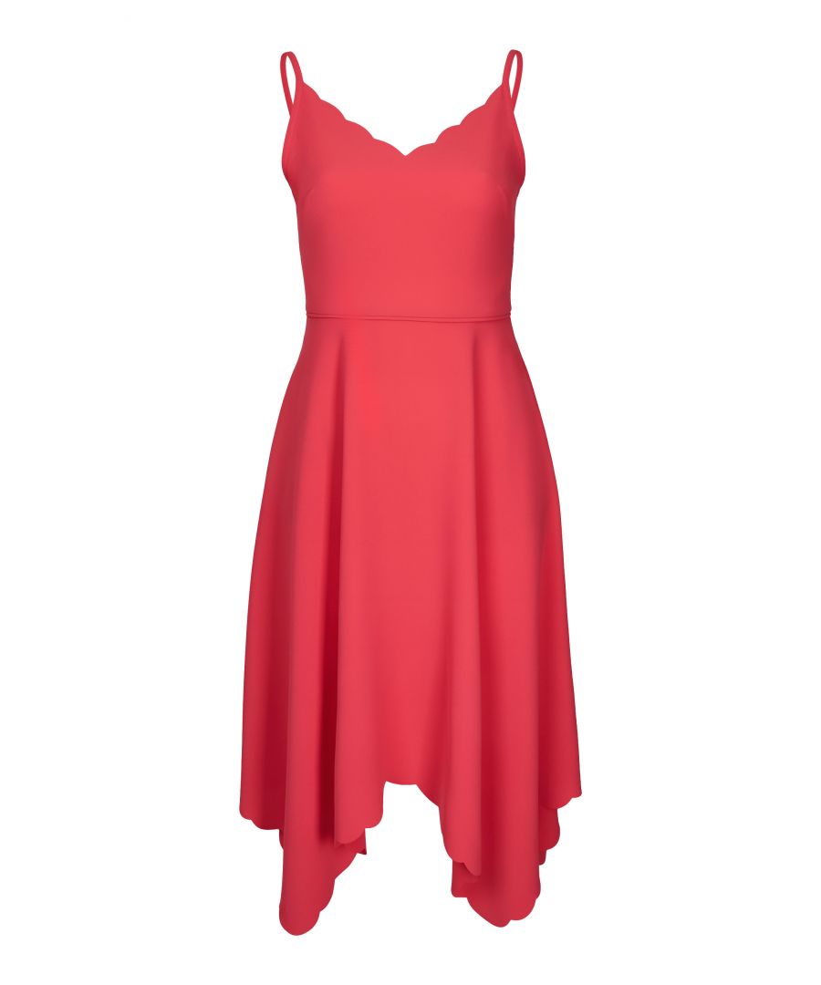 Image for Ted Baker Simbah Asymmetric Hem Dress, Pink