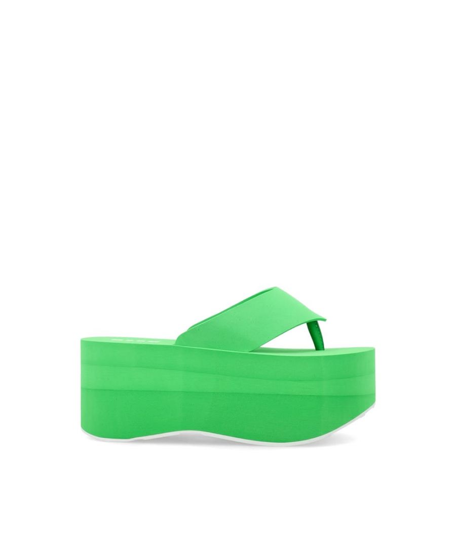 Msgm Green Sandal