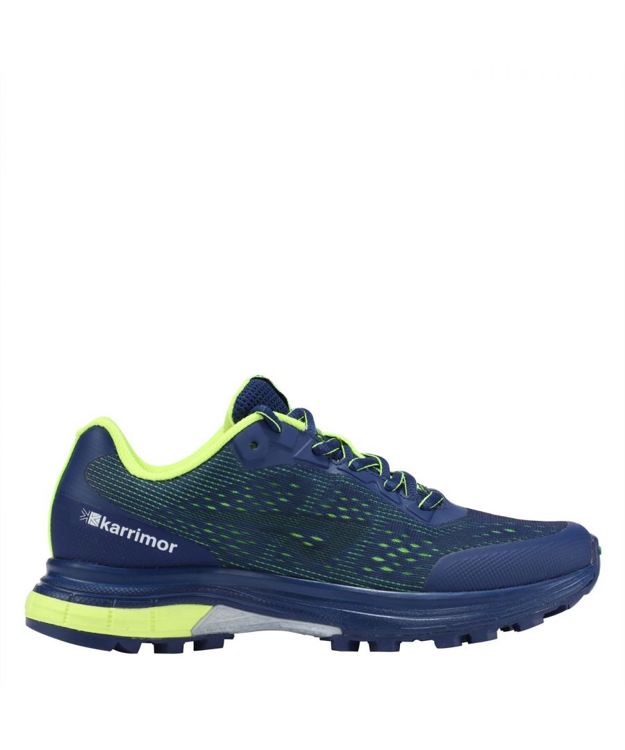 Karrimor Tempo Trainers Junior Boys - The Karrimor Tempo Trainers feature a lightweight breathable mesh construction with supportive synthetic overlays and laced fastening for a locked down fit.  > Fastenings: Lace Up > Sole: Synthetic > Style: Runners