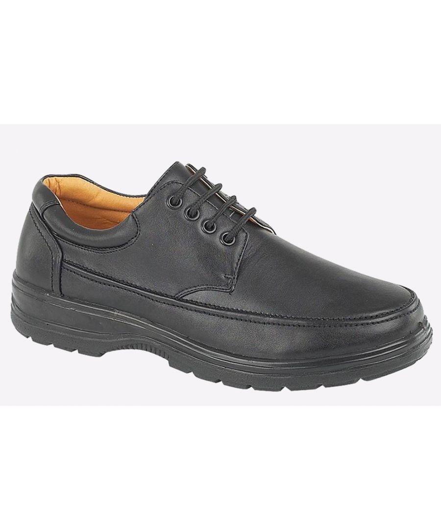 Scimitar Kirby Shoes Mens - Black - Size UK 7