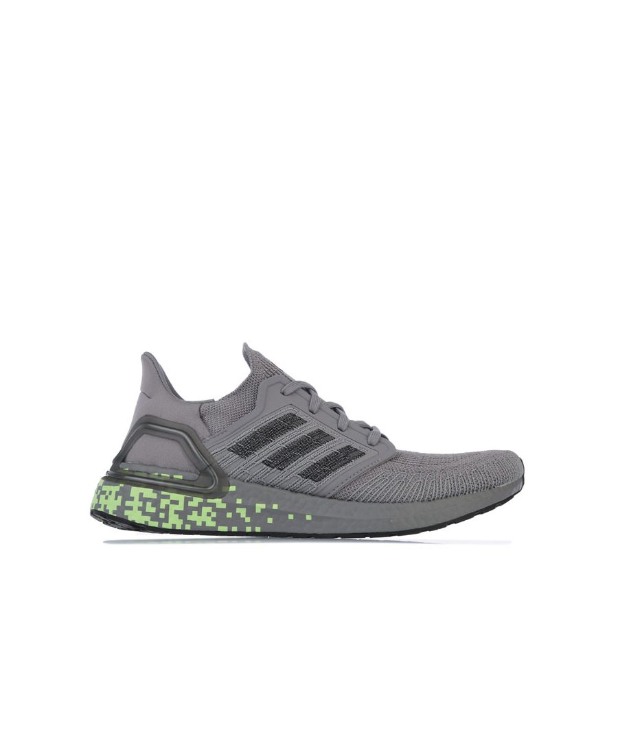 Image for Men's adidas Ultraboost 20 Running Shoes in Grey